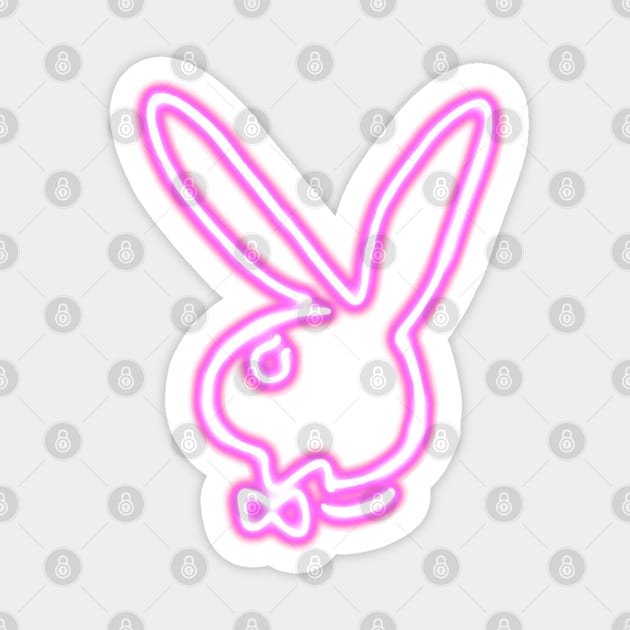 Glowing bunny Sticker by morgananjos